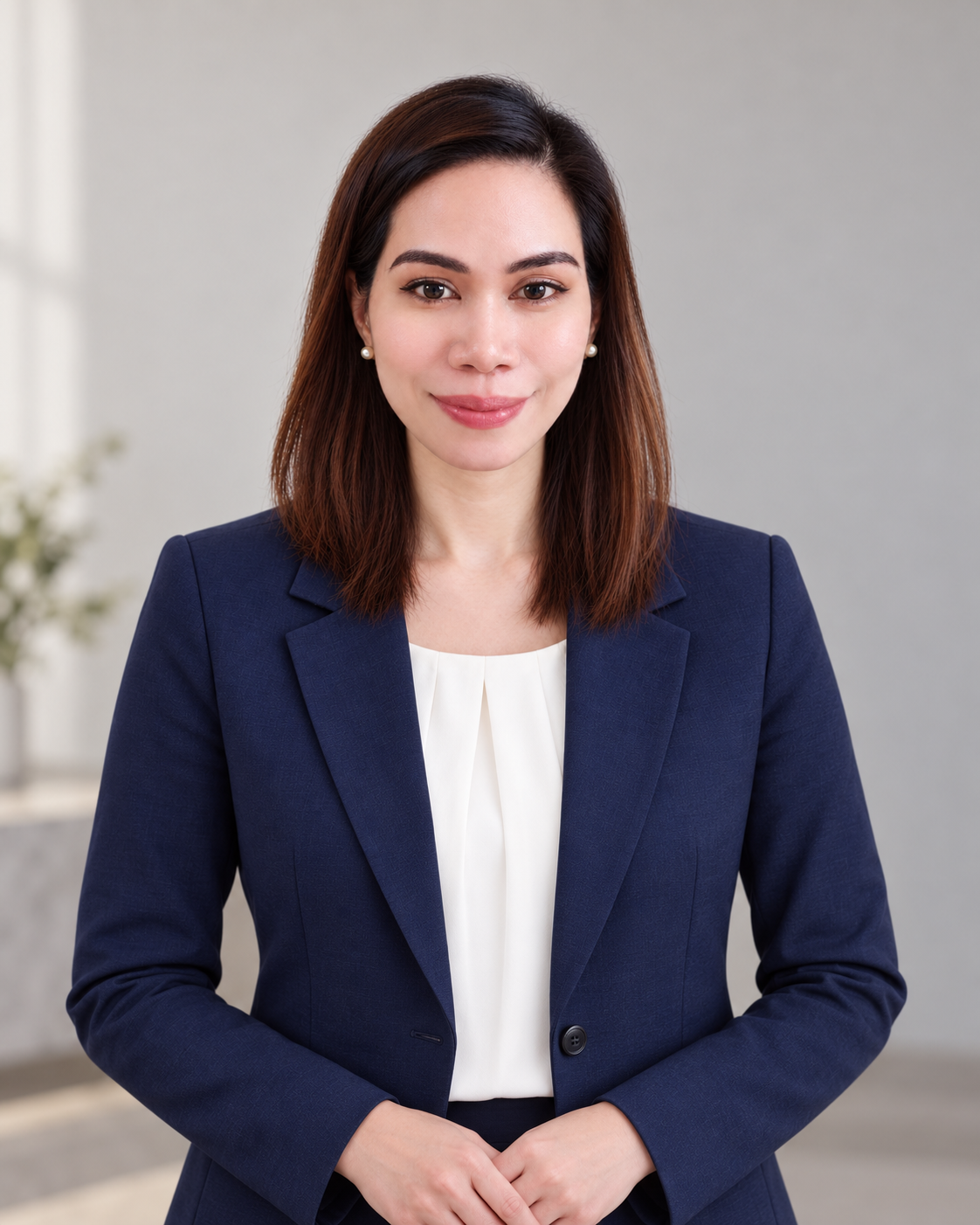Professional upper-body portrait of Judy Roca